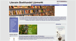 Desktop Screenshot of literaireboekhandellijnmarkt.nl